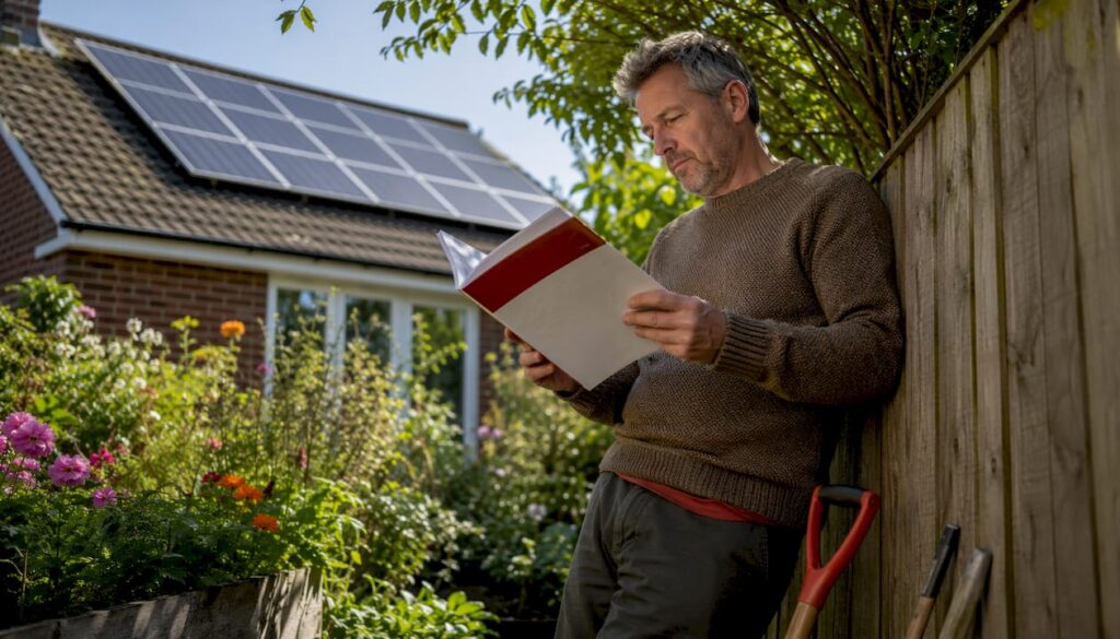 Homeowner reviewing UK surge protection regulations