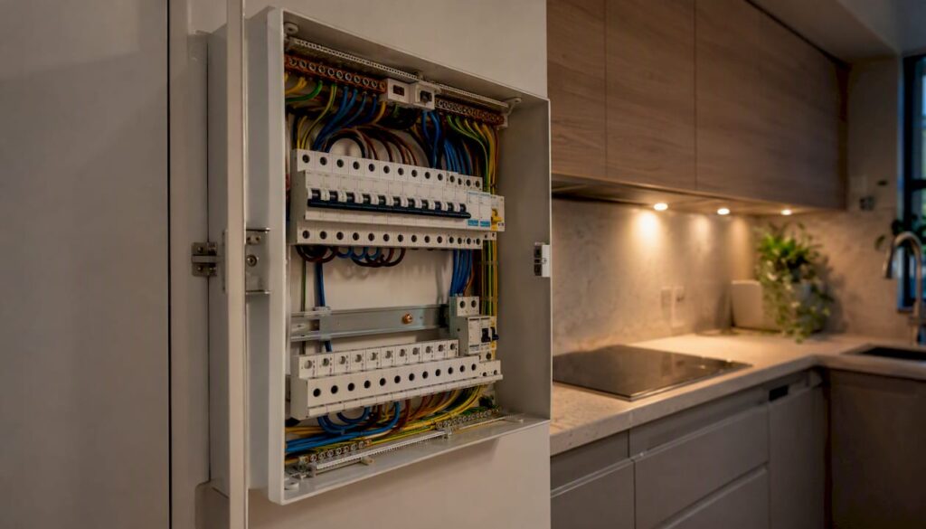 Open solar-ready electrical consumer unit panel